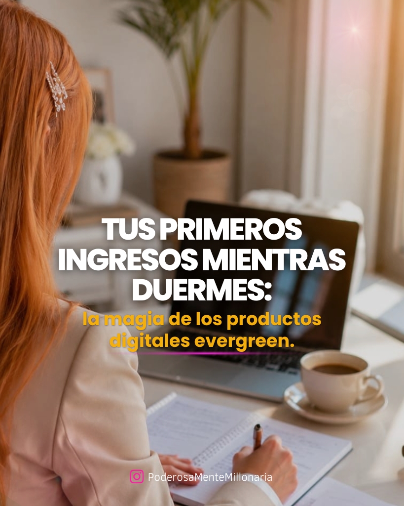 Tus primeros ingresos mientras duermes: la magia de los productos digitales evergreen